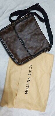 Louis Vuitton Monogram Macassar Bass MM Shoulder Bag M56715